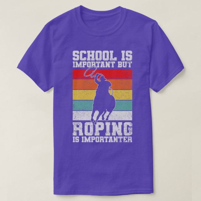 Camiseta Roping Cowboy Rodeo (Frente do Design)