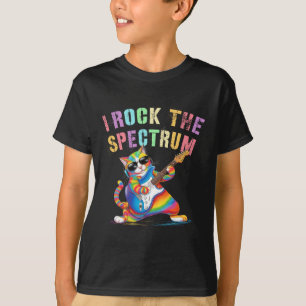 Camiseta Roque Eu Balanço O Espectro Do Autismo Mãe Pai Mot