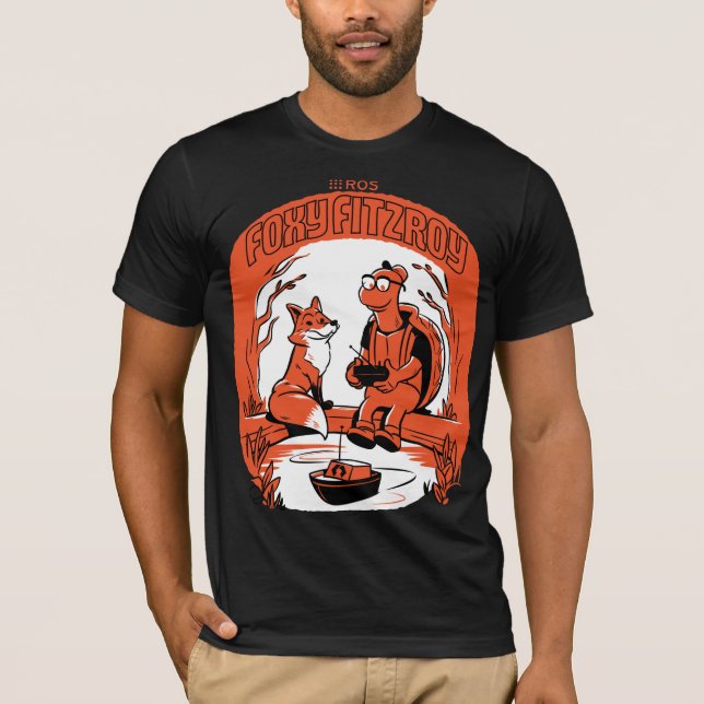 Camiseta ROS 2 Foxy Fitzroy (Frente)