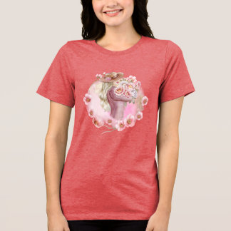 camiseta rosa