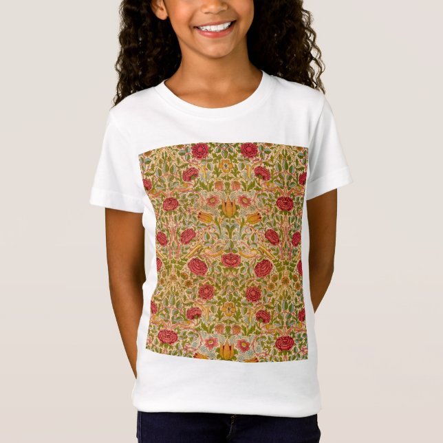 Camiseta Rosa, 1883, por William Morris (Frente)