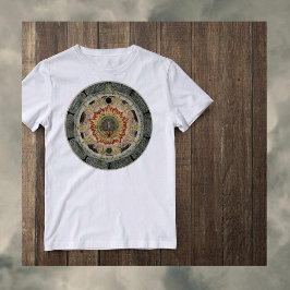 Camiseta Rosa Alchemical Mandala Cósmico