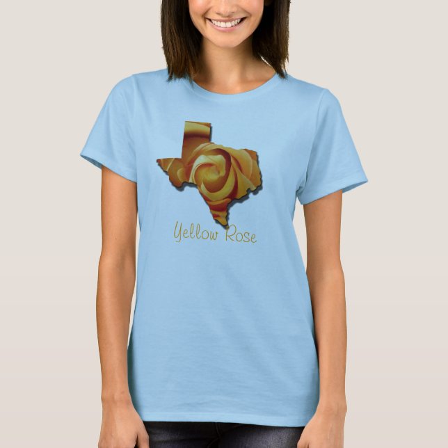 Camiseta Rosa amarelo (Frente)