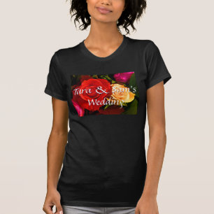 Camiseta Rosa Amarelo-Vermelho