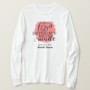 Camiseta Rosa Aposentado