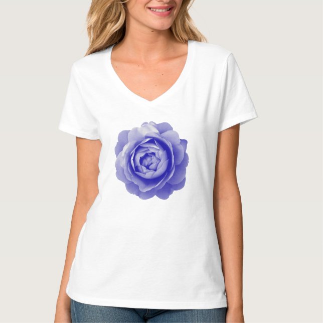 Camiseta Rosa azul (Frente)