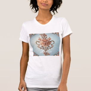 Camiseta Rosa barroco