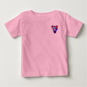 Camiseta rosa bebê de Alexander's Dog com bolso