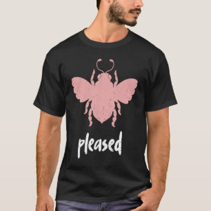 Camiseta Rosa Bee Por Motivação Agradável 3