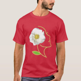 Camiseta Rosa Branca Cherokee Símbolo da Trilha das Lágrima