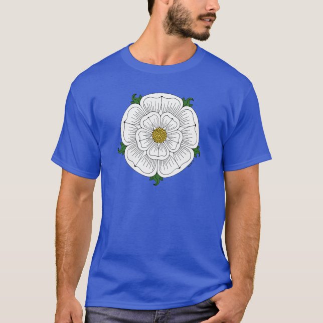 Camiseta Rosa Branca de York (Frente)