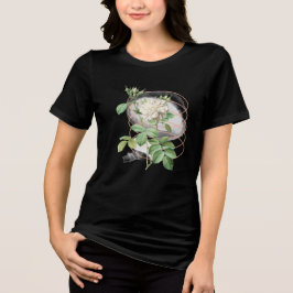 Camiseta Rosa Branca Floral