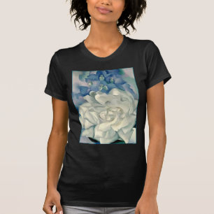 Camiseta Rosa branco impressionante e Larkspur de Geórgia