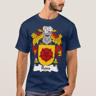 Camiseta Rosa Casaco da Guarda Familiar de Armas