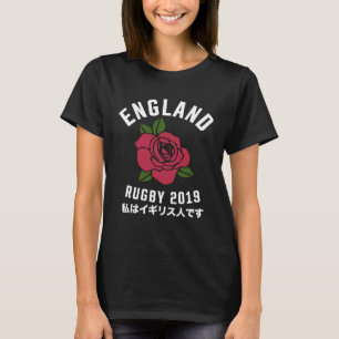 Camiseta Rosa Clássico de Rugby de Inglaterra 2019