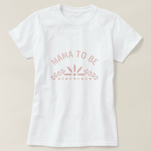 Camiseta Rosa cor-de-rosa Papel Picado Chá de fraldas