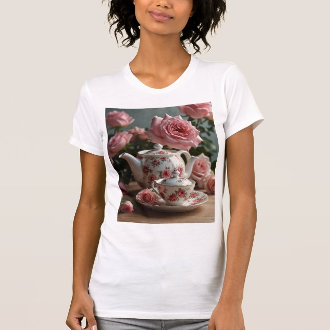 Camiseta Rosa de Couve Rosa Tea (Frente)