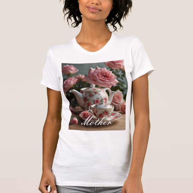 Camiseta Rosa de Couve Rosa Tea (Frente)