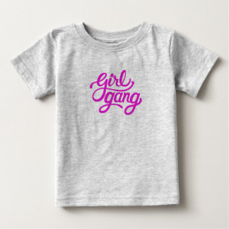 Camiseta rosa de gangue