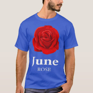 Camiseta Rosa de Junho Anthophile Ou Designer