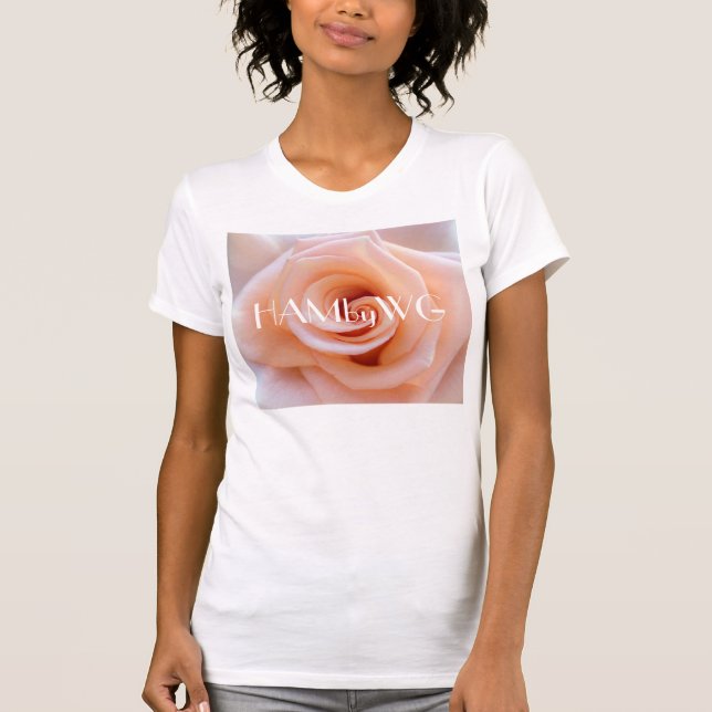 Camiseta Rosa de Pêssego HAMbyWG (Frente)