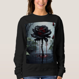 Camiseta Rosa de preto estranho