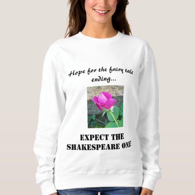 Camiseta Rosa de Shakespeare (Frente)