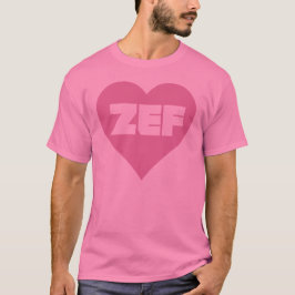 CAMISETA ROSA DE ZEF