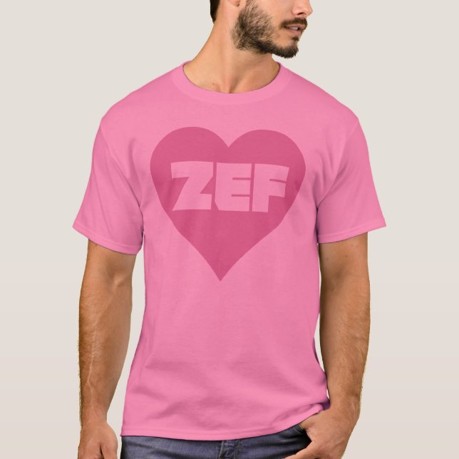 CAMISETA ROSA DE ZEF (Frente)