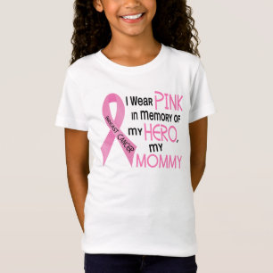 Camiseta ROSA do cancro da mama na MEMÓRIA de MINHAS MAMÃES