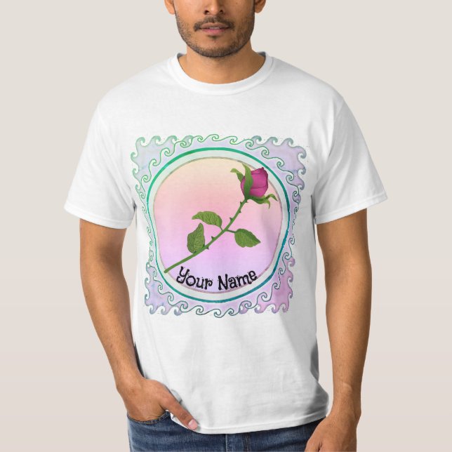 Camiseta Rosa do Dia dos Namorados (Frente)
