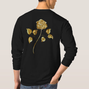 Camiseta Rosa do ouro ( rosa dourado )
