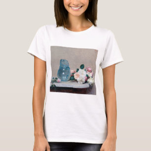 Camiseta Rosa e Glass Jug, Henri Fantin-Latour