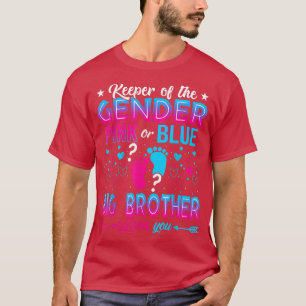 Camiseta Rosa Engraçado Ou Azul Grande Irmão Te Ama Sexo