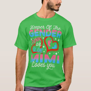 Camiseta Rosa Engraçado Ou Azul Mimi Te Ama Sexo Reveal Cu
