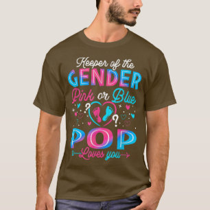 Camiseta Rosa Engraçado Ou Pop Azul Te Ama Sexo Reveal Cort