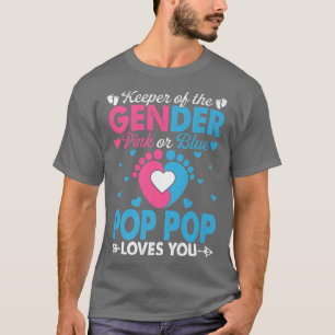Camiseta Rosa Engraçado Ou Pop Pop Azul Te Ama A Revelação