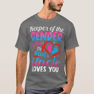 Camiseta Rosa Engraçado Ou Tio Azul Te Ama A Sua Revelação