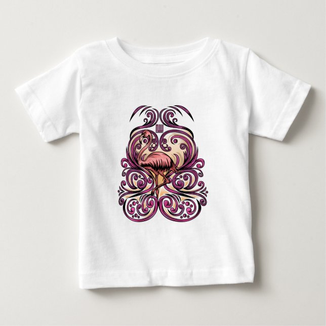 Camiseta Rosa Exótica (Frente)