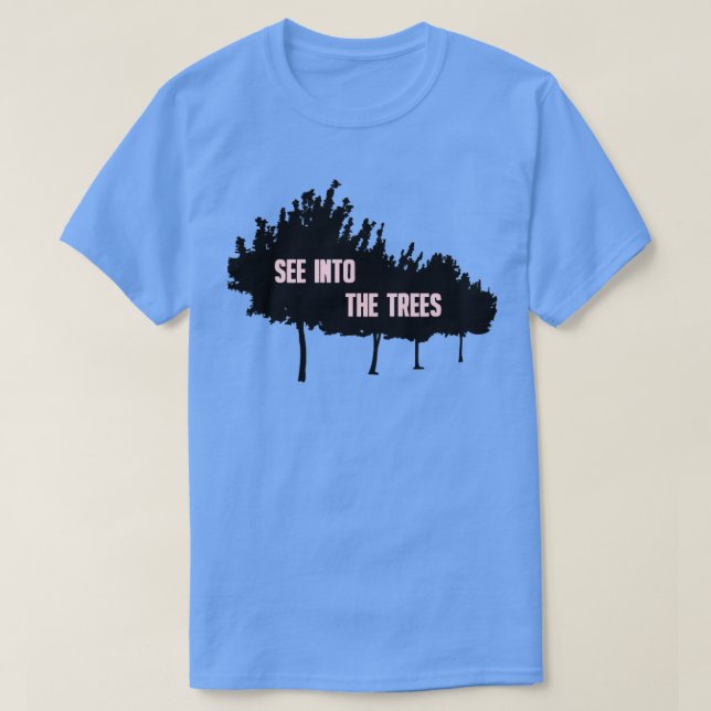 Camiseta Rosa Floresta (Frente do Design)