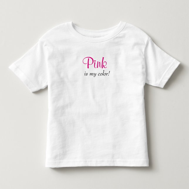 Camiseta Rosa Fofo é Minha Cor (Frente)