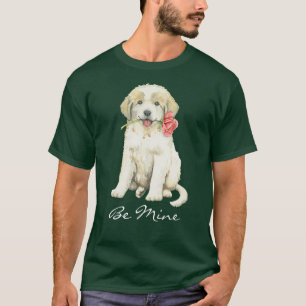 Camiseta Rosa grandes Pyrenees dos namorados