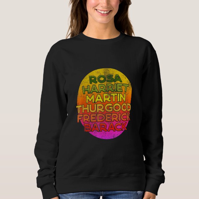 Camiseta Rosa Harriet Black History Month (Frente)