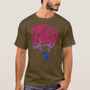 Camiseta Rosa Lgbt com gradiente pintado Orgulho gay mês
