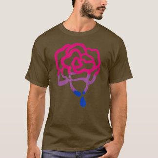 Camiseta Rosa Lgbt com gradiente pintado Orgulho gay mês