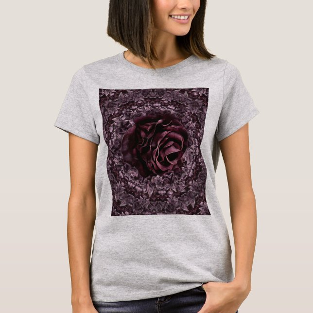 Camiseta Rosa Mandala (Frente)