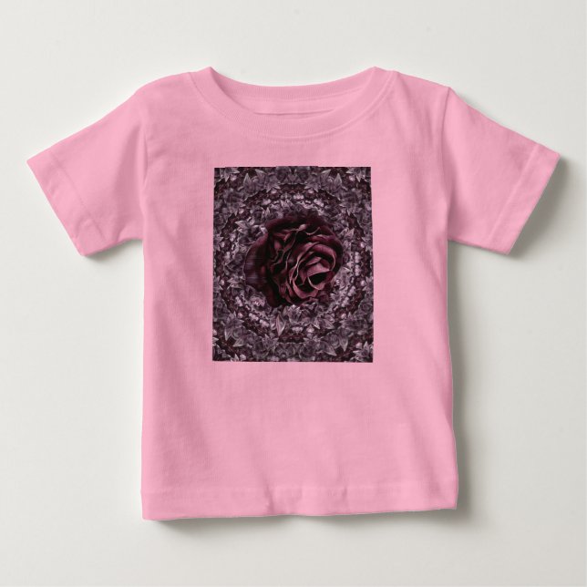 Camiseta Rosa Mandala (Frente)
