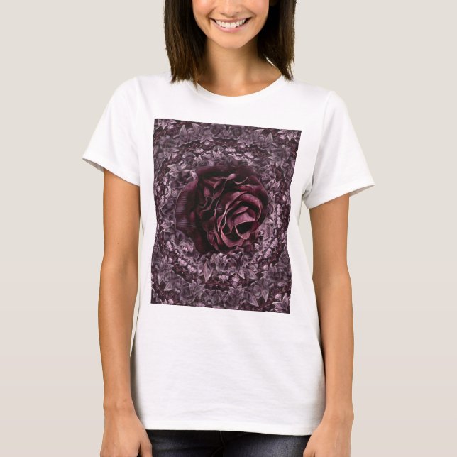 Camiseta Rosa Mandala (Frente)