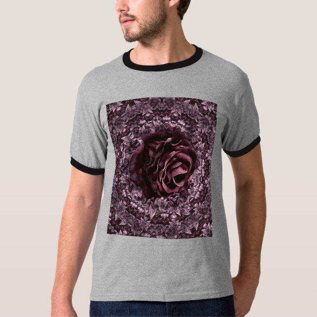 Camiseta Rosa Mandala (Frente)