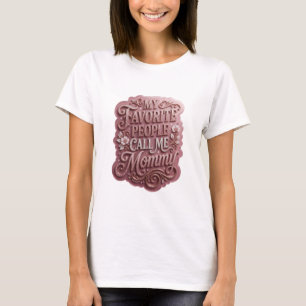 Camiseta Rosa Marcante MEUS PESSOAIS FAVORITOS ME CHAMAM DE